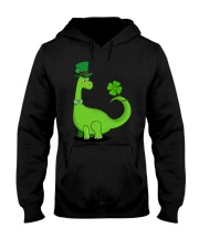 Dinosaur Shamrock St Patrick's Day Hooded Sweatshirt tile