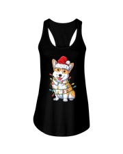 Corgi Xmas 5 Ladies Flowy Tank tile