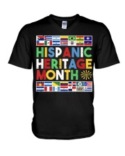 HIspanic Heritage 16 V-Neck T-Shirt tile
