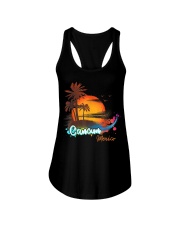 Cancun Mexico Beach Summer Vacation Ladies Flowy Tank tile
