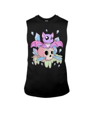 Kawaii Pastel Goth Witchy Cat Sleeveless Tee tile