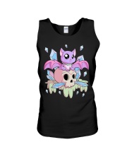 Kawaii Pastel Goth Witchy Cat Unisex Tank tile