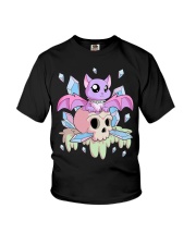 Kawaii Pastel Goth Witchy Cat Youth T-Shirt tile
