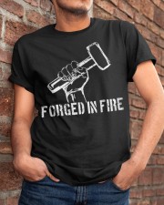 Vintage Distressed Blacksmith Classic T-Shirt apparel-classic-tshirt-lifestyle-26