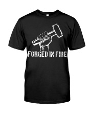 Vintage Distressed Blacksmith Classic T-Shirt front