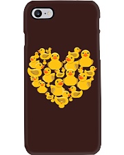 Rubber Duck Heart And Love Symbol Phone Case tile