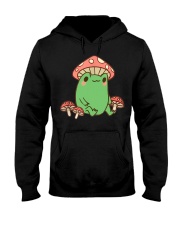 Frog with Mushroom Hat Hooded Sweatshirt tile
