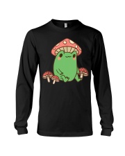 Frog with Mushroom Hat Long Sleeve Tee tile