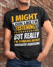 Underwater orienteering Look Like Im Listening Classic T-Shirt apparel-classic-tshirt-lifestyle-26