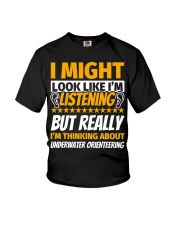 Underwater orienteering Look Like Im Listening Youth T-Shirt tile