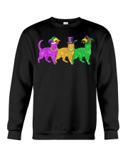 Cats Kitten Kitty Mardi Gras Crewneck Sweatshirt tile
