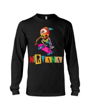 Nirvanas Skateboard Skelton Long Sleeve Tee tile