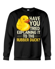 Rubber Duck Debugging Crewneck Sweatshirt tile
