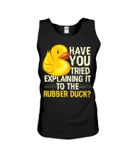 Rubber Duck Debugging Unisex Tank tile