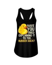 Rubber Duck Debugging Ladies Flowy Tank tile