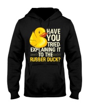 Rubber Duck Debugging Hooded Sweatshirt tile