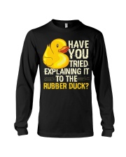 Rubber Duck Debugging Long Sleeve Tee tile