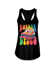 Roller Disco Seventies 70's Ladies Flowy Tank tile