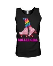 Roller Girl Roller Skates 1980s Unisex Tank tile