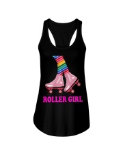 Roller Girl Roller Skates 1980s Ladies Flowy Tank tile