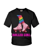 Roller Girl Roller Skates 1980s Youth T-Shirt tile