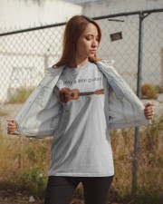 I Play a Little Guitar Classic T-Shirt apparel-classic-tshirt-lifestyle-07