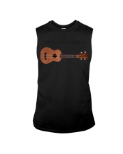 I Play a Little Guitar Sleeveless Tee tile