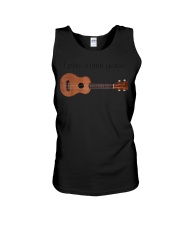I Play a Little Guitar Unisex Tank tile