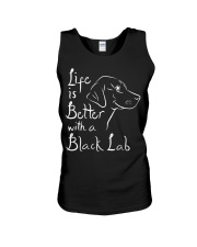 Black LabRetriever Unisex Tank tile