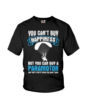 You Can't Buy Happiness Paramotor Youth T-Shirt tile