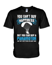 You Can't Buy Happiness Paramotor V-Neck T-Shirt tile