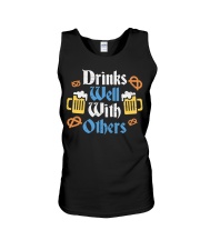 Drinks Well With Others Unisex Tank tile