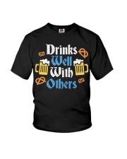 Drinks Well With Others Youth T-Shirt tile