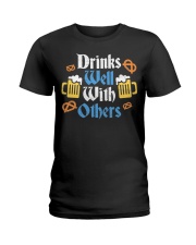 Drinks Well With Others Ladies T-Shirt tile