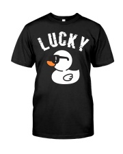 Lucky Duck Funny Classic T-Shirt front