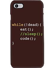Programmer Eat Sleep Code Phone Case tile