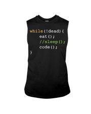 Programmer Eat Sleep Code Sleeveless Tee tile