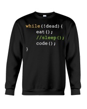 Programmer Eat Sleep Code Crewneck Sweatshirt tile