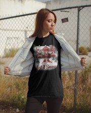 Let it snow Cardinal Bird Classic T-Shirt apparel-classic-tshirt-lifestyle-07