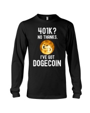 Dogecoin 401k Long Sleeve Tee tile
