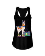 Roller Derby Roller Skating Alpaca Ladies Flowy Tank tile