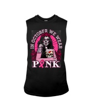 Breast Cancer Awareness Skull Sleeveless Tee tile