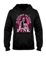 Breast Cancer Awareness Skull Hooded Sweatshirt tile