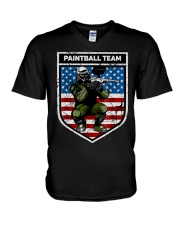 Paintball Gear V-Neck T-Shirt tile