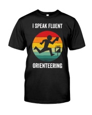 Vintage I Speak Fluent Orienteering Classic T-Shirt front