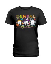 Dental Dentist Halloween Boos Crew Funny Costume Ladies T-Shirt tile
