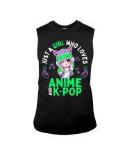Just a Girl Who Loves Anime and K Pop Sleeveless Tee tile
