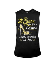 Queen was Born in October Sleeveless Tee tile