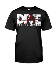 DIVE Cancun Mexico SCUBA DIVING Octopus Classic T-Shirt front