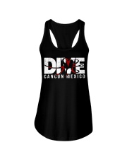 DIVE Cancun Mexico SCUBA DIVING Octopus Ladies Flowy Tank tile